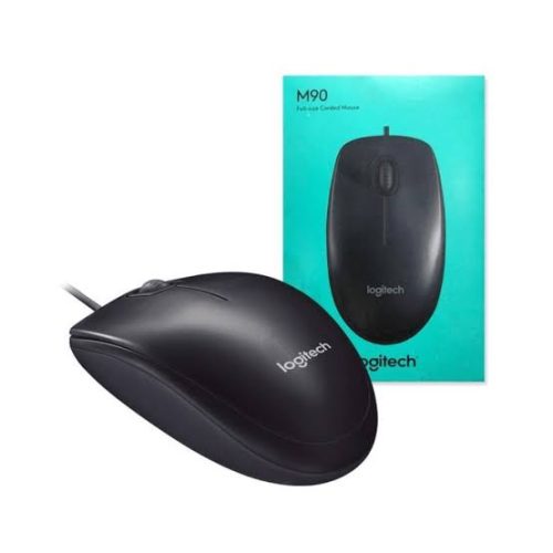 Logitech M90 Optical USB Mouse - Black